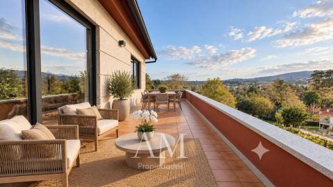 CHALET EN DONAS CON VISTAS ABIERTAS AL VALLE MIÑOR Y A LAS MONTAÑAS PARCELA DE 835 M² · PRIVACIDAD Y TRANQUILIDAD. AMPLIAS TERRAZAS.