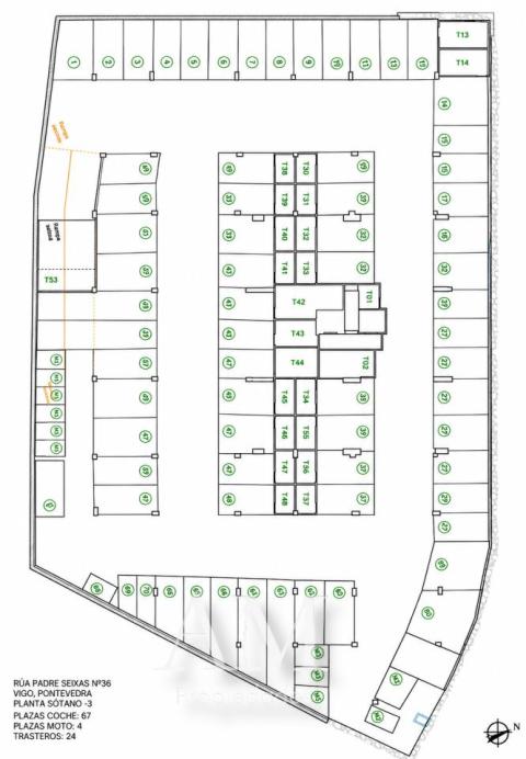 PLAZAS DE GARAJE RUA PADRE SEIXAS, 36 DESDE 15.000€ CON O SIN TRASTERO